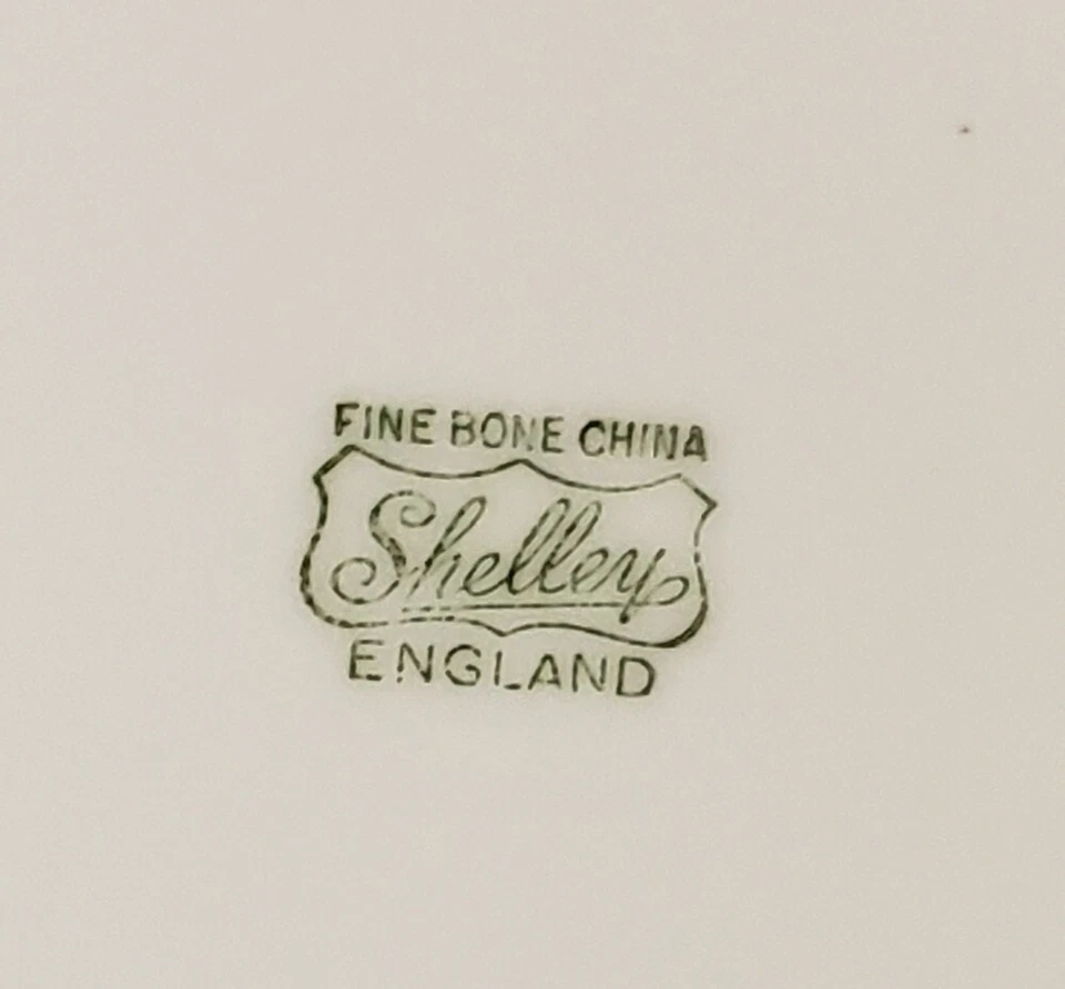 SHELLEY REGENCY DAINTY SHAPE RIM SOUP BOWL(S) ENGLAND GOLD TRIM buy 1, 2 or 3 - Image 4 of 4