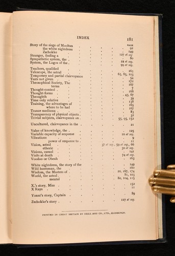 1917 Clairvoyance CW Leadbeater Third Edition - Foto 6 di 8