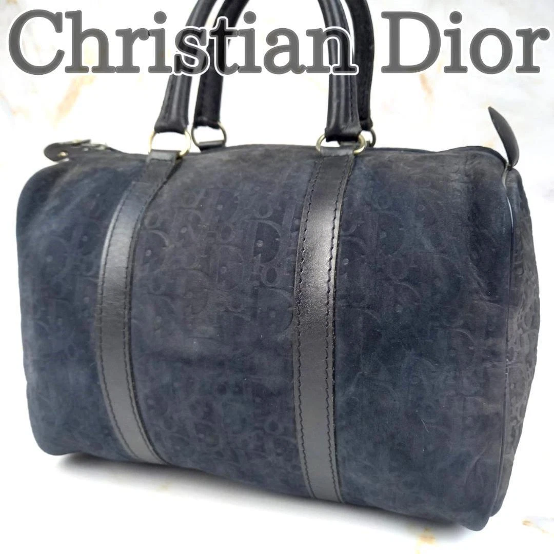 Mini sac Christian Dior Trotter vintage Boston authentique très bon état