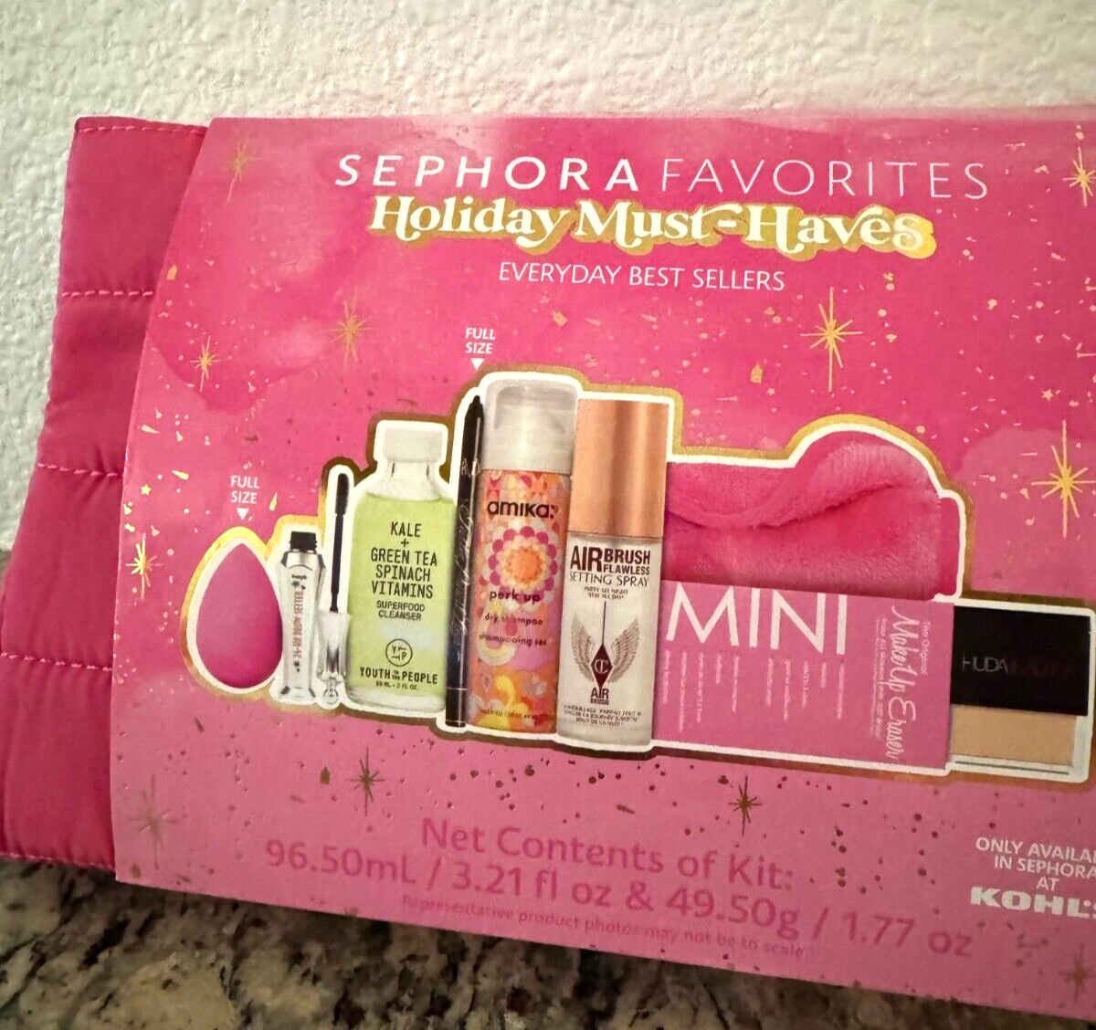 SEPHORA FAVORITES Holiday Must Haves 8 pc Gift Set in PINK