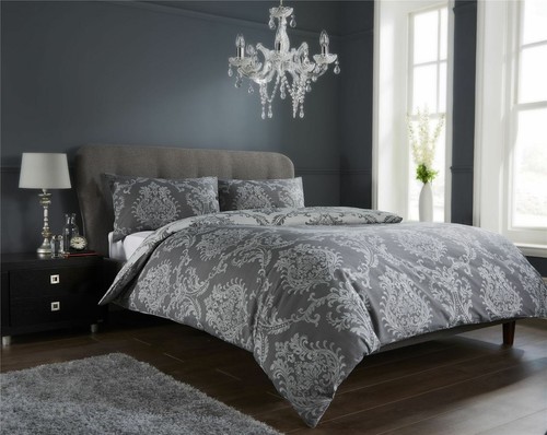 Reversible Duvet Quilt Cover Bedding Set Single Double King Size(LM) - Picture 2 of 44