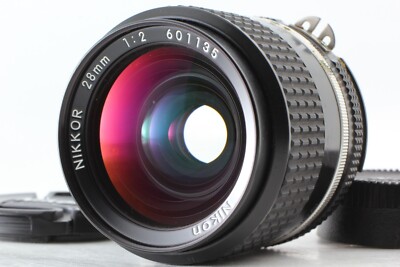 【Exc+5】 Nikon Ai-s AIS Nikkor 28mm f/2 Weitwinkel MF Objektiv mit Kappe aus J...