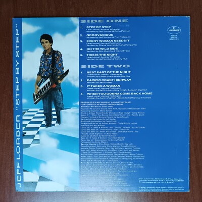 Jeff Lorber – Step By Step [1985] Vinyl LP Jazz-Funk Soul Electro