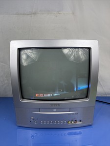 Toshiba Md13p3 13 Inch Crt Tv Television Dvd Combo Model Retro Gaming Ebay