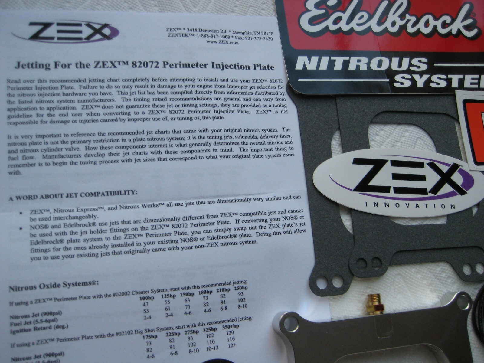 NEW HBR/ZEX HOLLEY 4150 PERIMETER PRO NITROUS PLATE KIT 50300HP eBay