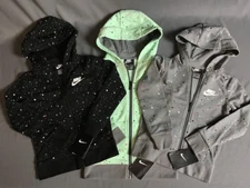 Nike Little Boys’ Full-Zip Hoodie - Splatter Print - Sizes 4-7 - Choose Color!