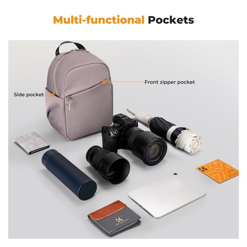 K&F Concept 5L Photography Crossbody Bag Sling Bag Camera Lens Shoulder Backpack - Picture 42 of 42