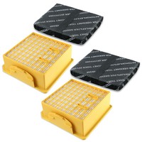 2 X Hepa Filter Set Mikrofilter Kohlefilter Passend FüR Vorwerk Tiger 260