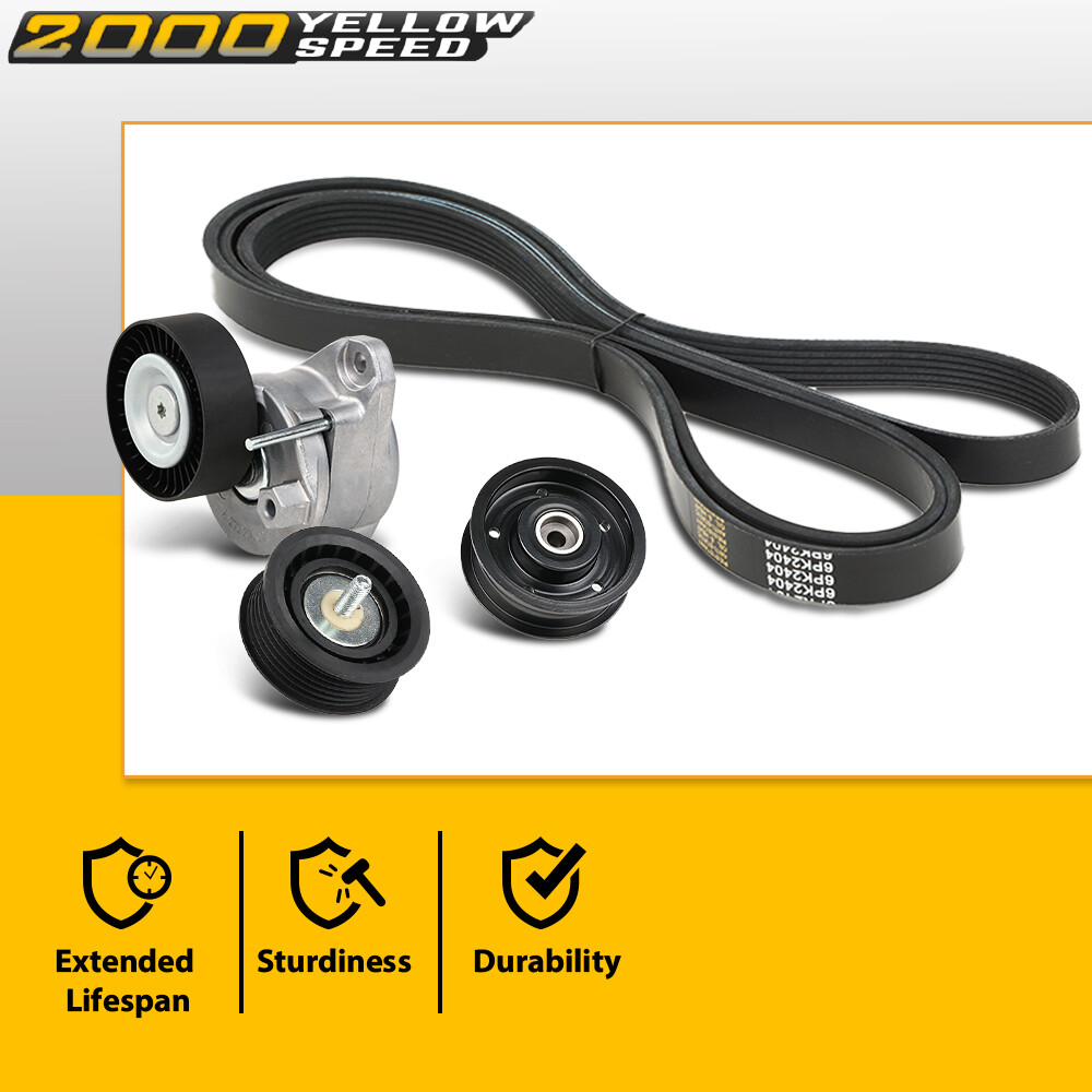 Gone-auto Engine Drive Belt Tensioner & Idler Pulley Kit For Mercedes-Benz – 4-Piece Serpentine Kit (2722000270)