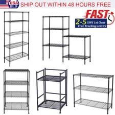 Adjustable Storage Garage Shelves Rack 5 Level Heavy Duty Steel Metal Shelf Unit