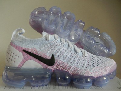nike air vapormax flyknit 2 white black hydrogen & pink