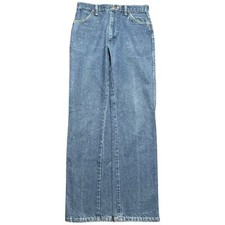 Vintage 90s Rustler Mid Wash Blue Denim Jeans USA 31 X 32 Skater Western