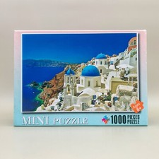 Mini Jigsaw Puzzle 1000 pieces Santorini Aegean Sea 8 