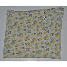 Hudson Baby HB Lemon Print Muslin 100 Cotton Swaddle Blanket Baby Lovey Yellow