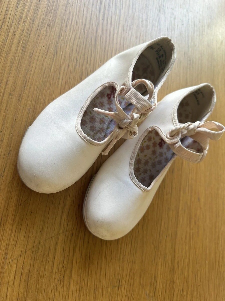 Pink Capezio Tap Shoes VGC Size 13 eBay