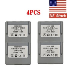 4PCS 2750mAh 68301000 Remote Control Ni-MH Battery For Hetronic 68300900 3.6V US
