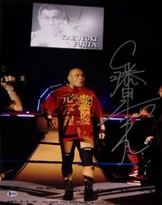 Kazuyuki Fujita Signed Pride 16x20 Photo BAS Beckett COA New Japan Pro Wrestling