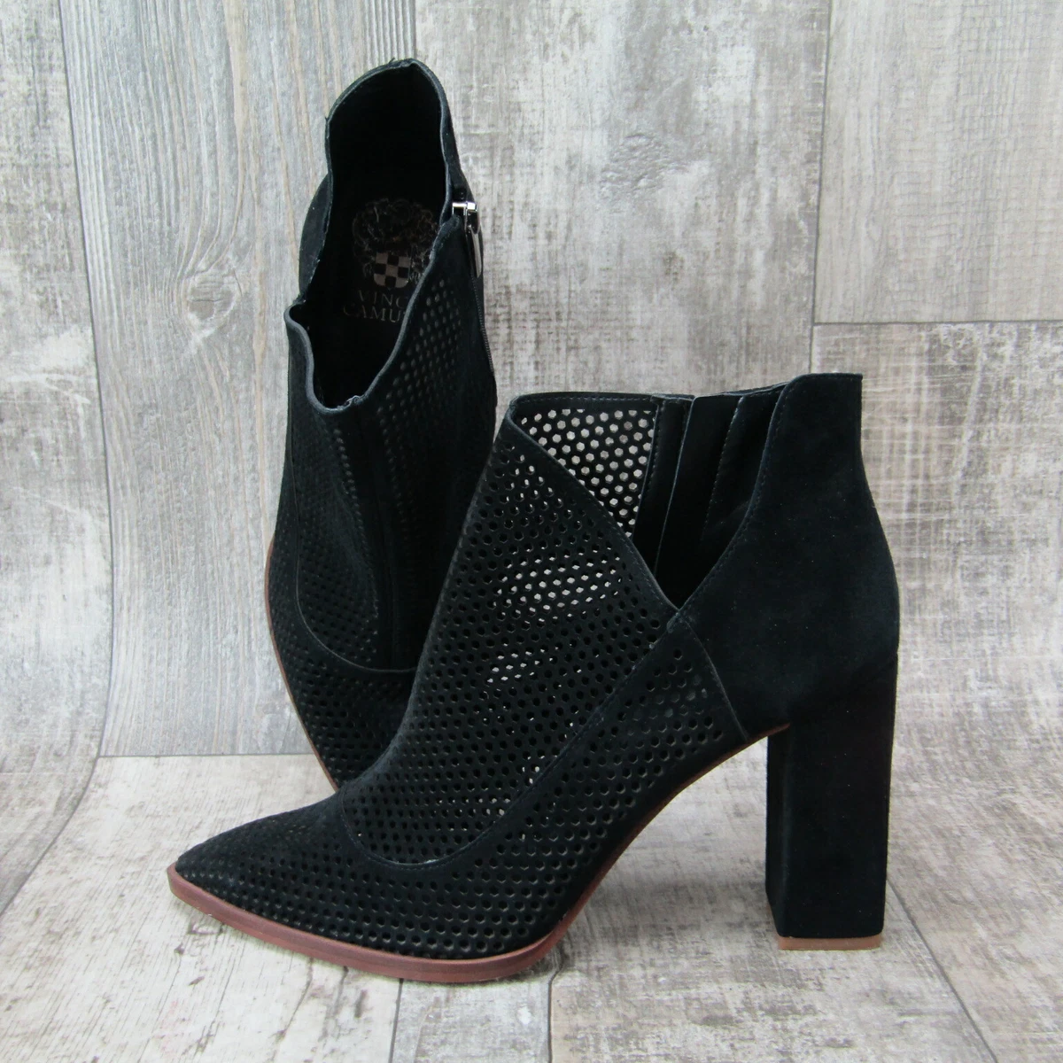 Vince camuto cheap black booties