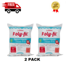 Polyfill Stuffing Polyester Fiber Pilow Stuff Fill Crafts Sewing Washable 2 PACK
