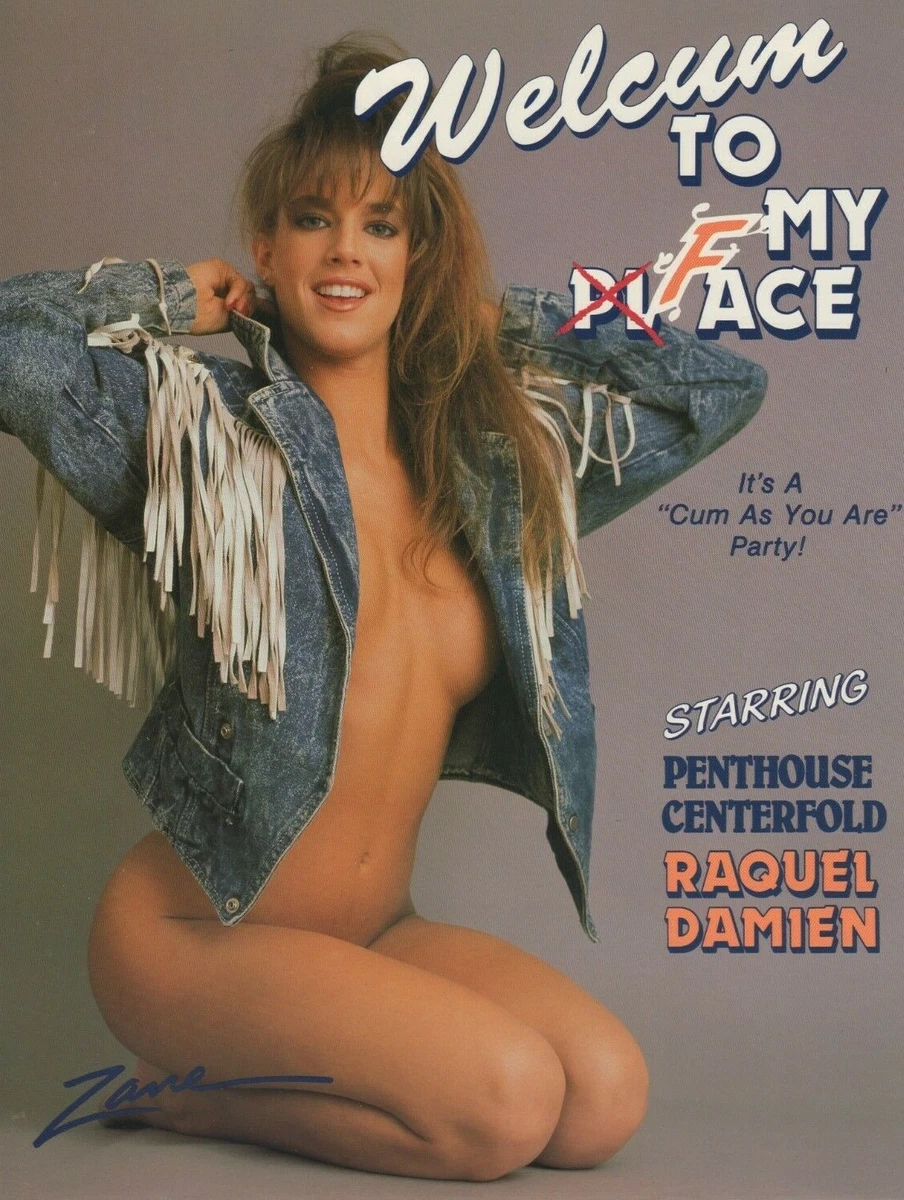 RACQUEL DARRIAN Rare Original WELCOME TO MY FACE 2-sided 8.5x11 promo photo  AVN | eBay