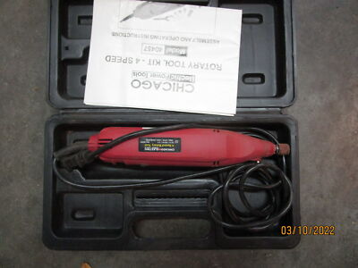Chicago 4 Speed Rotary Tool Kit 40457