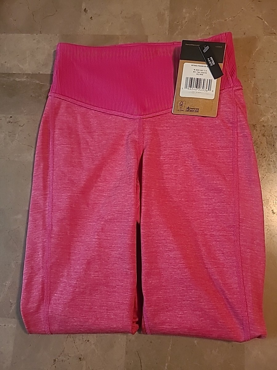 N The North Face Women's Mr Pink Heathr Leggings Size XS W Dune Sky