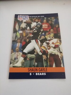 Shaun Gayle Chicago Bears Pick your Card NFL Trading Card