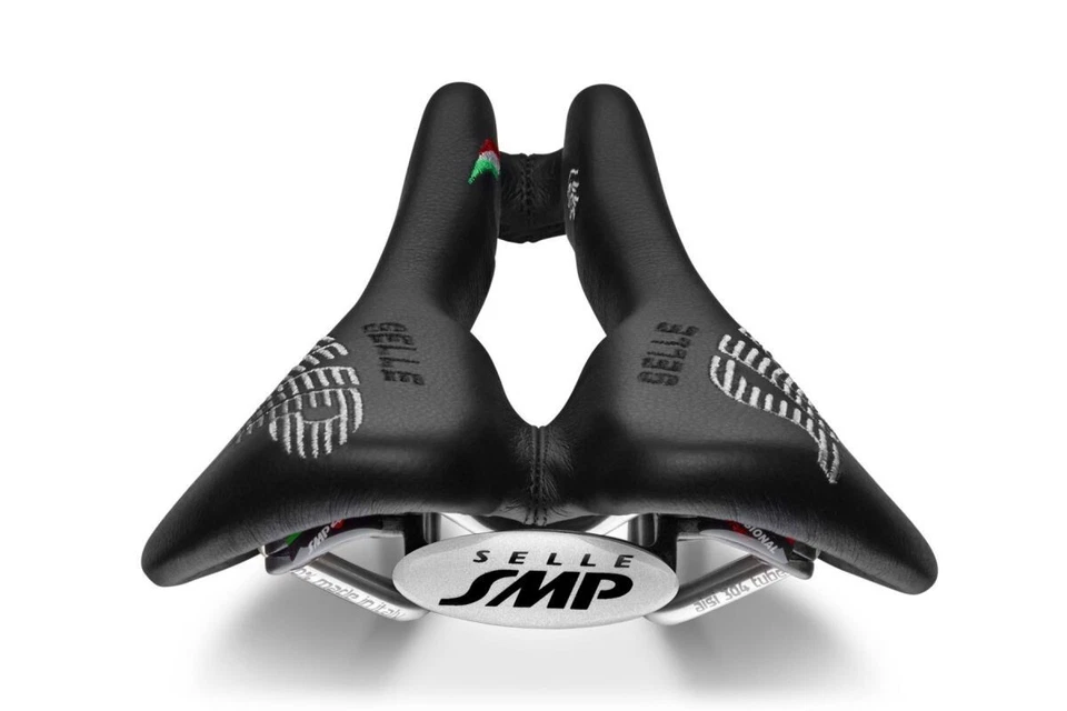 Selle SMP Pro Bicycle Saddle 148mm x 278mm Black - Stainless Steel Rail - Image 3 of 4