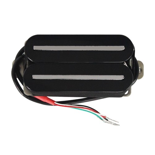 FLEOR Schwarz Dual Rails Pickup Ceramic Guitar Parts 4-Wires Hals 7-8K - Bild 6 von 7