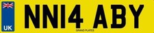 NABEEL NABIL NAB NABB NUMBER PLATE NN14 ABY PRIVATE CAR REG NABBY NABI ABI ABBY