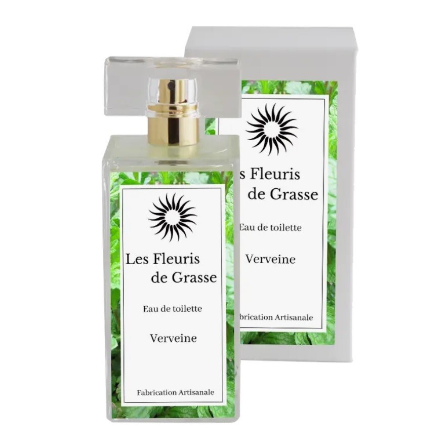 Eau de toilette Verveine Les Fleuris de Grasse 100 ml pour une fraîcheur quotidienne