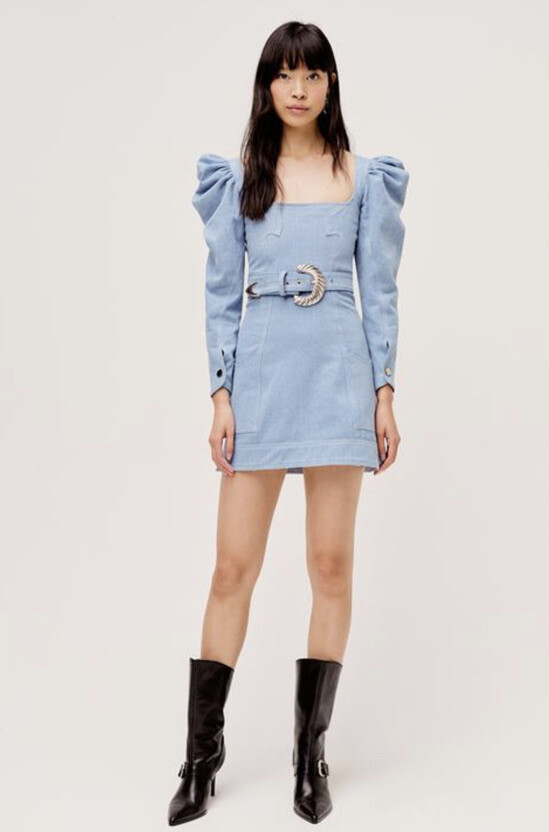 grey state josephine midi dress Josephine Dress Jet Stream / XL