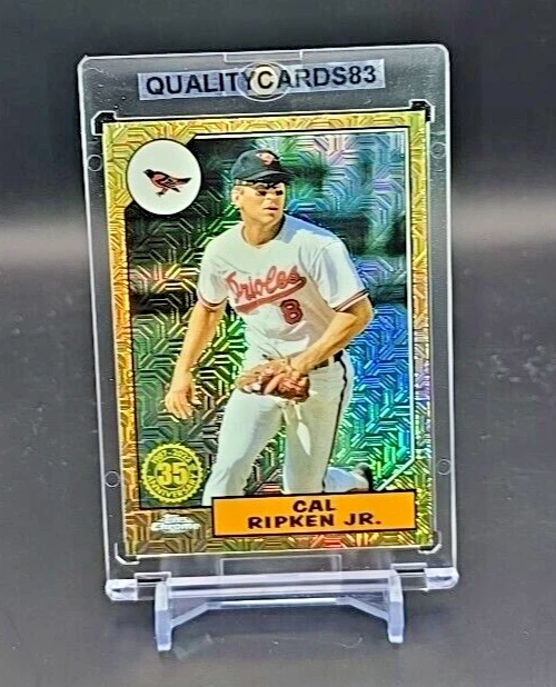CAL RIPKEN JR BRONZE MOJO REFRACTOR SILVER PACK WITH CASE BALTIMORE ORIOLES - Image 3 of 4
