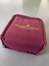 Young Living Essential Oils Burgundy Soft Aroma Carrying Case Bag