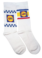 Unisex LiDL Sport / Sneakersocken LiDL Muster Blau Gelb Rot Unisex 35-46 Lidlfan