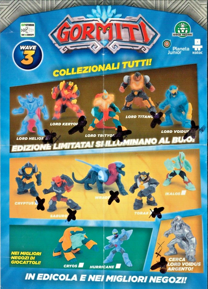 Lord Voidus Nomi Di Tutti I Gormiti Lotto Gormiti Serie Ritorno