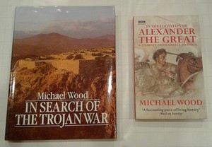 2 Michael Wood Ancient History Books Lot - Trojan War 