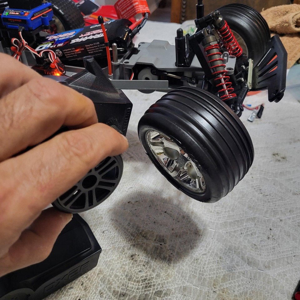 TRAXXAS RUSTLER VXL RC Car With Aftermarket Parts MIP RPM TRX eBay