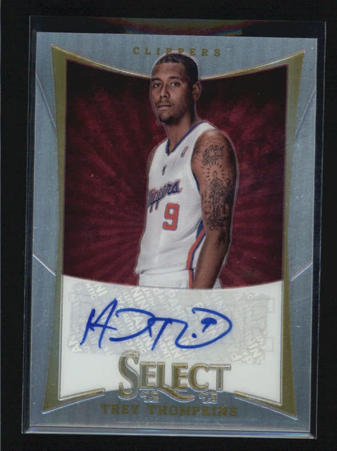 TREY THOMPKINS 2012/13 12/13 PANINI SELECT PRIZM AUTO RC #/199 (BV=$10) AG3364