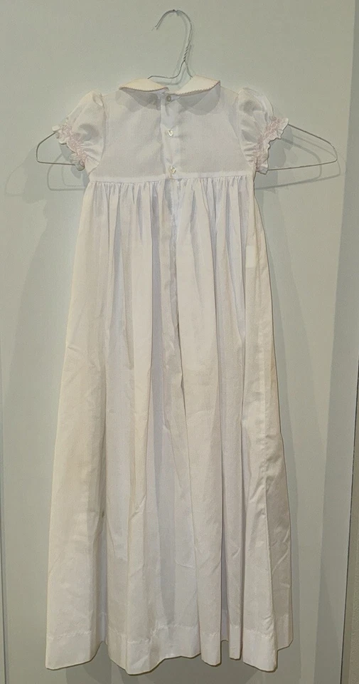 COLECCIÓN ROSALINA 6M Vestido de Bautizo Obispo Calzoncillo Bordado Cruz - Blanco Foto 2 de 4