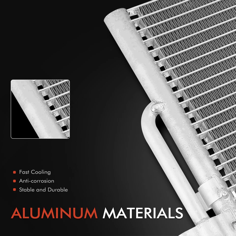 Condensador de CA flujo paralelo con soporte para Jaguar X-Type 2002 2003 2004 2005 06-08 Foto 2 de 4