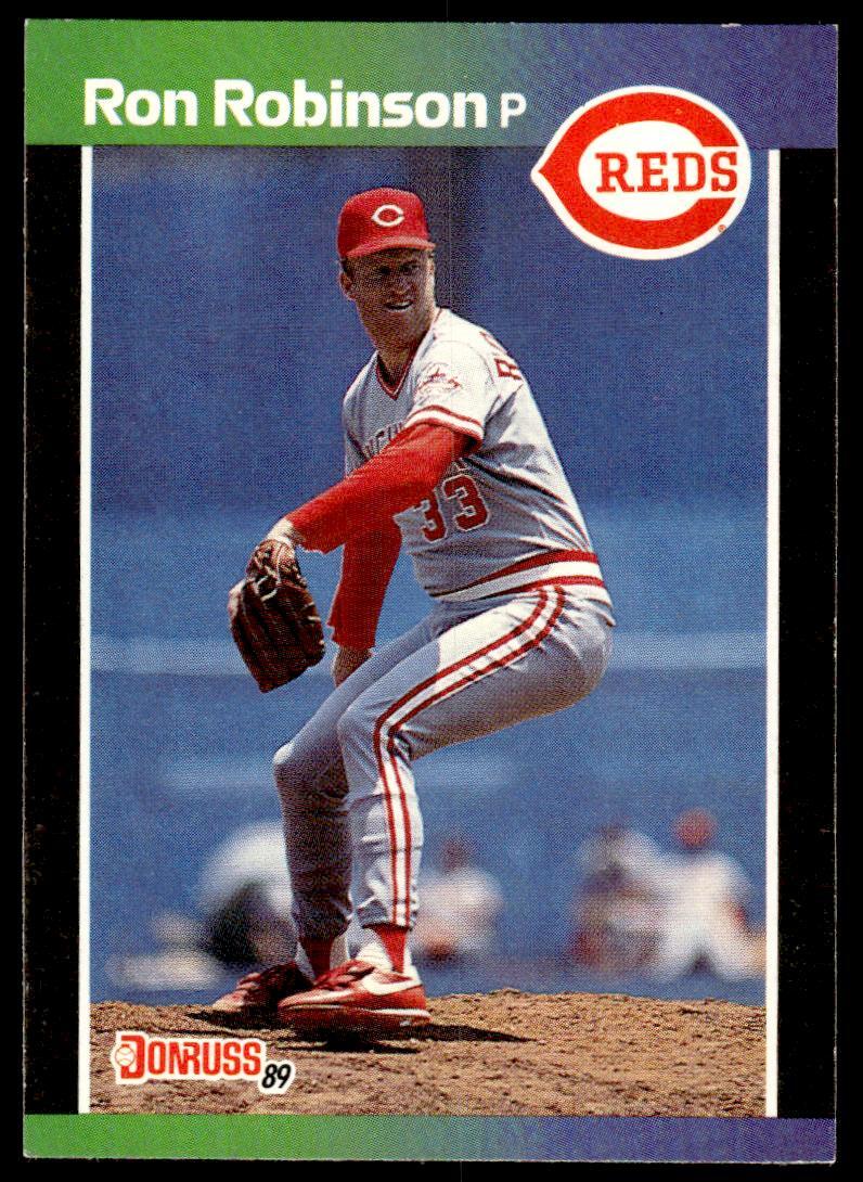 1989 Donruss 308 Ron Robinson Cincinnati Reds Baseball Card | eBay