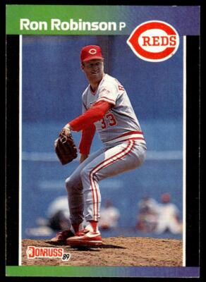 1989 Donruss 308 Ron Robinson Cincinnati Reds Baseball Card | eBay