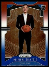 2019-20 Panini Prizm #298 Deividas Sirvydis Prizms Red White and Blue