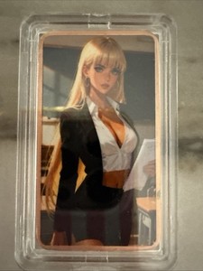 Colorized 1 OZ Copper Bar Teacher Naughty W/ Box 🔥