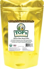 TOP's All-in-One Seed Mix for Large Birds Non-GMO, Peanut & Soy corn Free -1 lb
