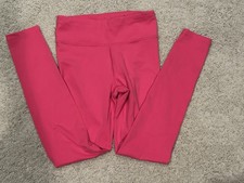 Athleta Girl High Rise Chit Chat Tight Legging Sz L Hot Pink