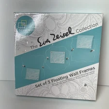 Wexel Art Eva Zeisel Collection Acrylic Photo Frame Set of 3 Open Box Unused