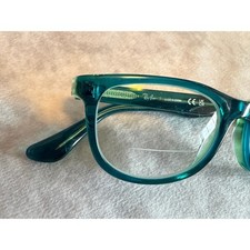 Ray-Ban Kids RB 1642 3996 Teal Green Rectangular Eyeglasses Frames 46-16-135