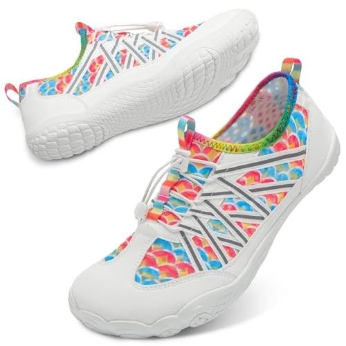 Barefoot Water Shoes for Women Men Wide Toe Box Lightweight Quick Dry Aqua